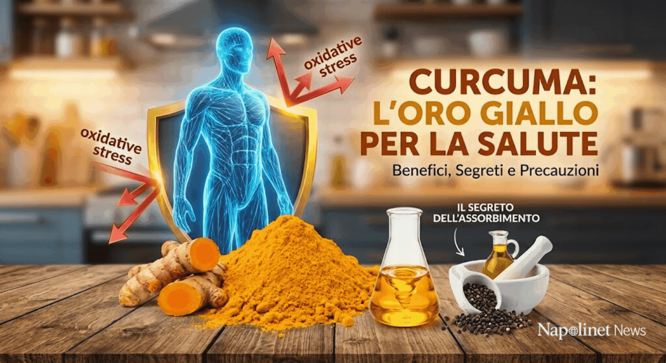 La Curcuma è davvero “oro” per la salute? Ecco cosa dice la scienza (senza falsi miti)