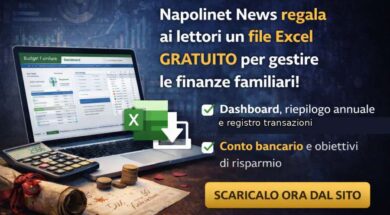 Napolinet News regala ai lettori un file Excel per gestire le finanze famiglia