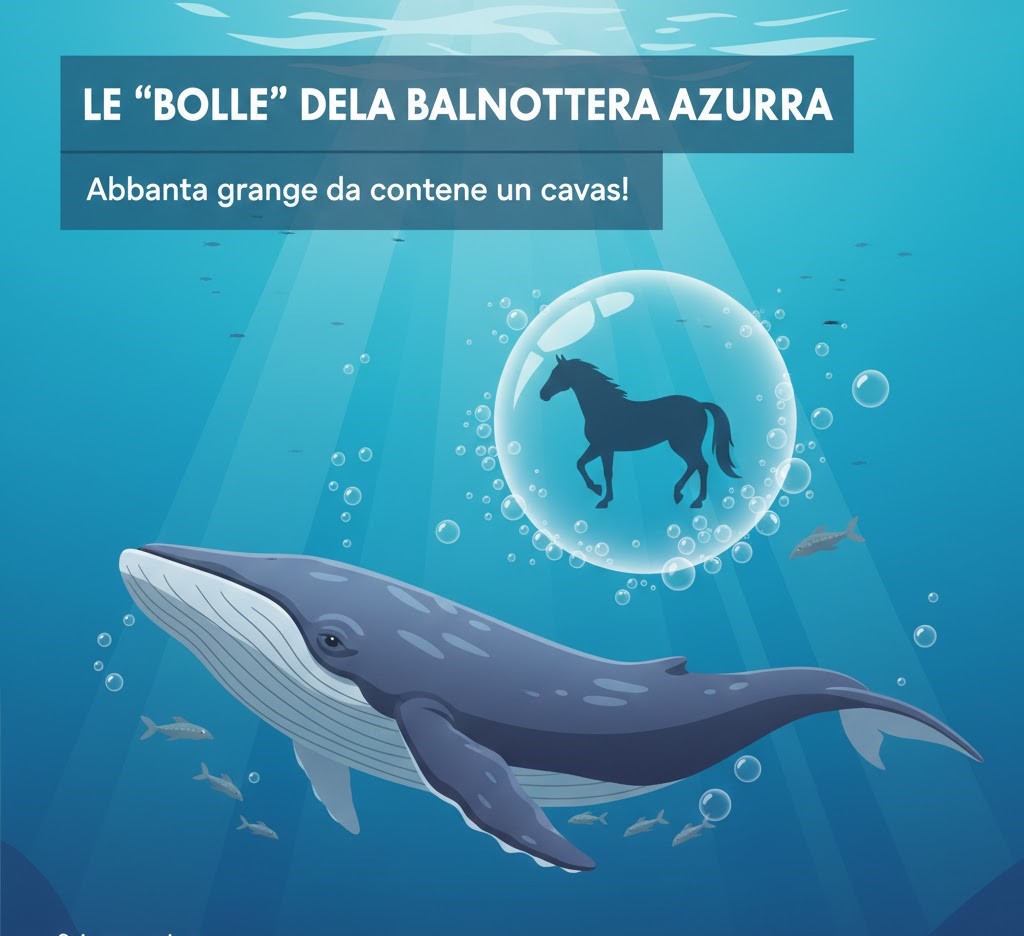 Le “Bolle di Scoreggia” della Balenottera Azzurra: un habitat sorprendente… per un cavallo!