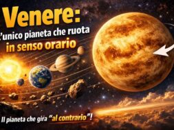 venere il pianeta che gira al contrario