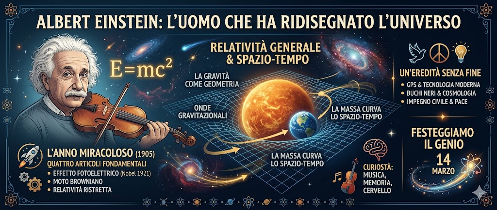 ALBERT EINSTEIN 14 Marzo 1879 – Anniversario di un Genio Rivoluzionario