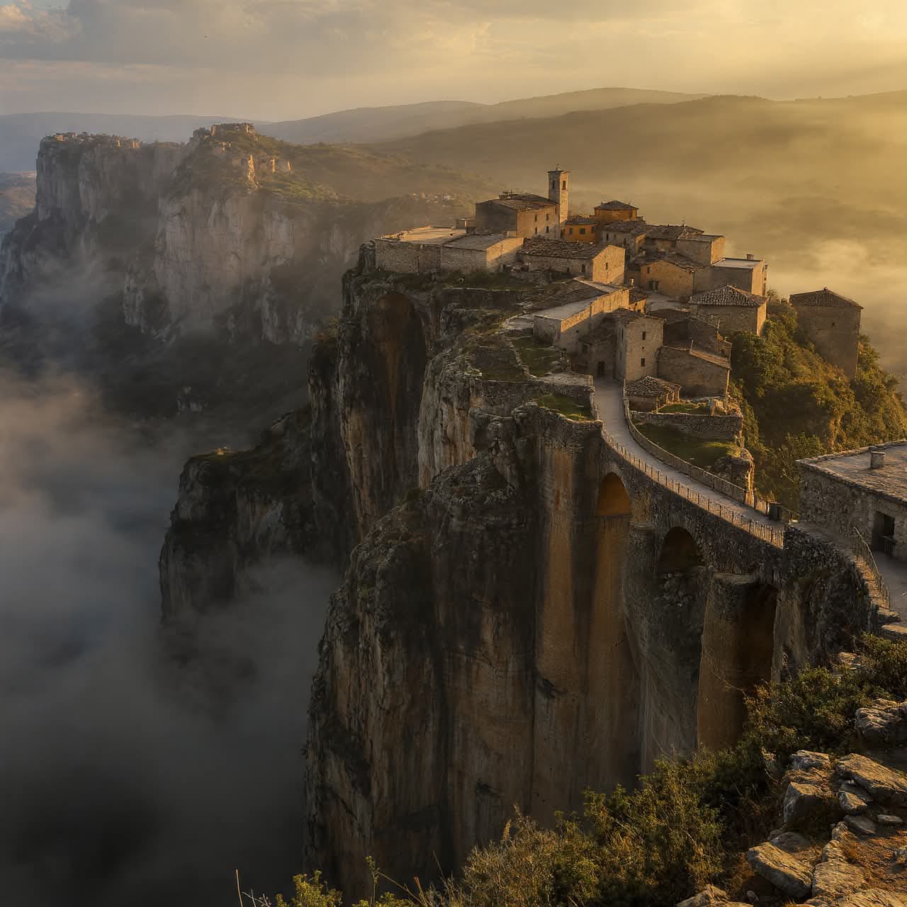 LA MASCHERA DI PIETRA: Il Sangue della Terra  Borgo di Civita di Bagnoregio, Lazio “La Città che Muore”